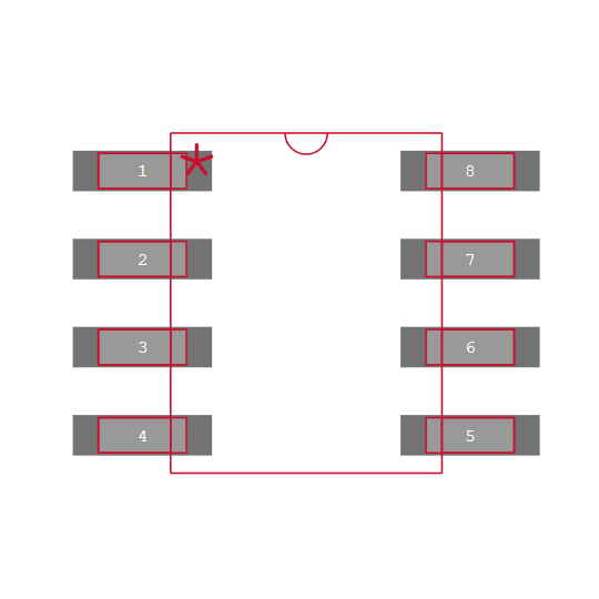 MCP2551 Footprint